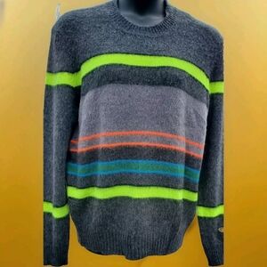 New L Diesel BlacK Pullover  Long Sleeve Men's Sweater K‐Pueblo Knitwear Denim